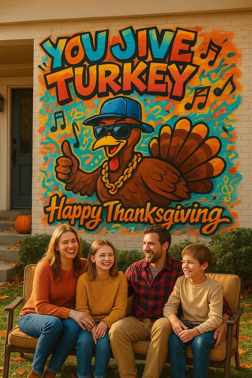 Thanksgiving Door Poster – Haladays Hustle Edition