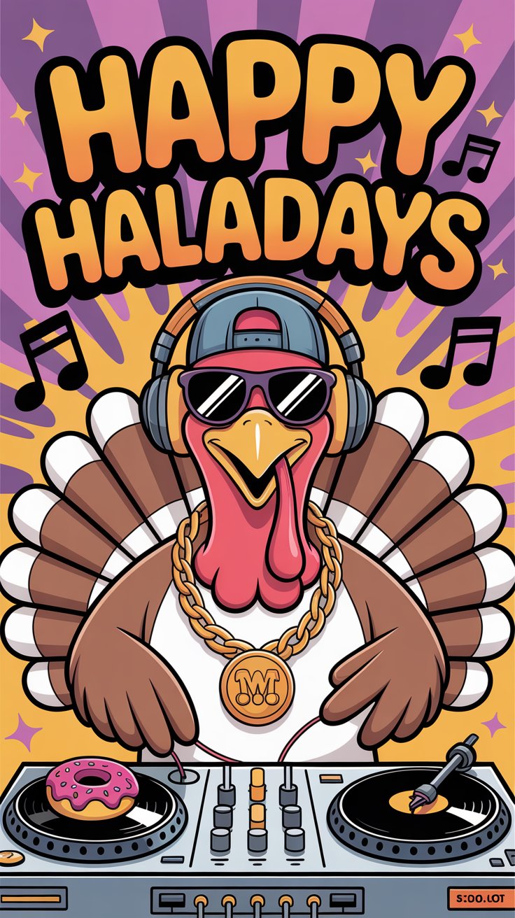 Haladay’s Hustle – Turkey on the Go Poster